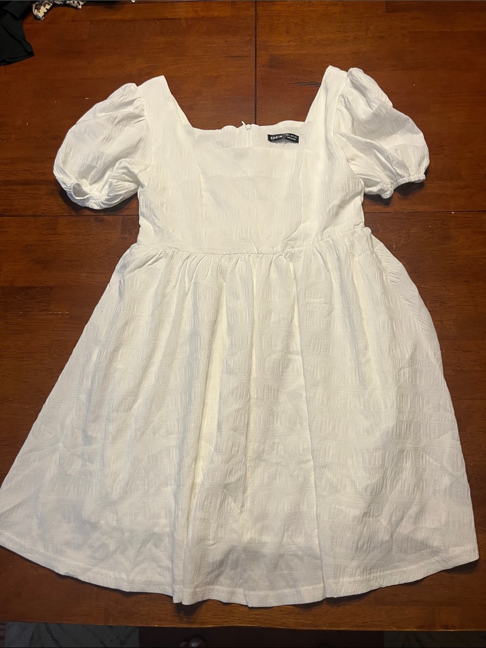BRAND NEW White short shein dress!
